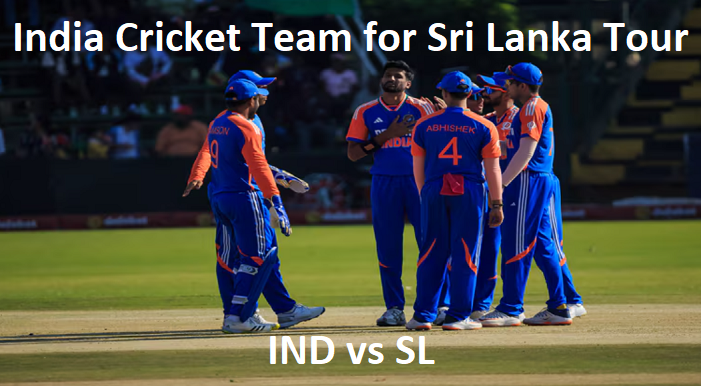 India Cricket Team for Sri Lanka Tour