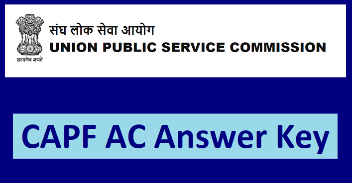 CAPF Answer Key 2024