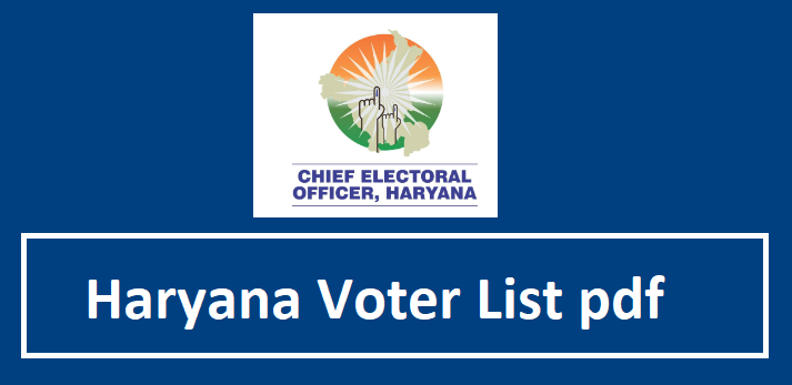 Haryana Voter List 2024