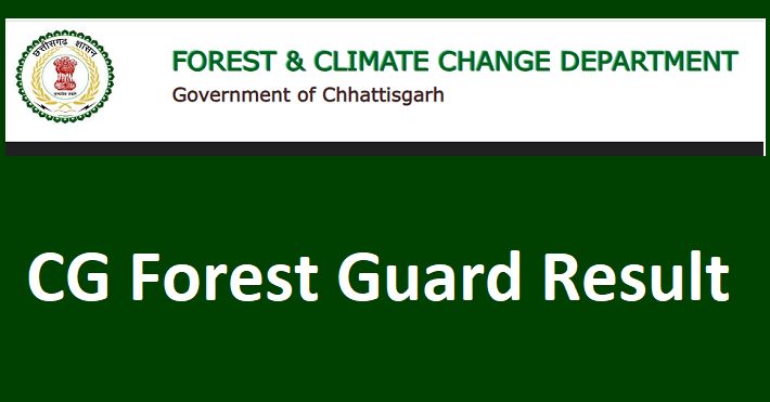 CG Forest Guard Result 2024