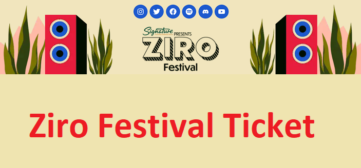 Ziro Festival Ticket Price