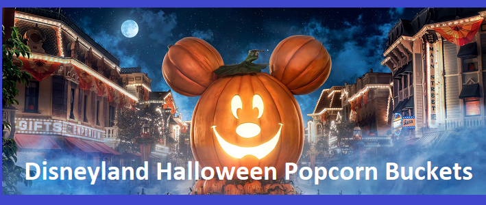 Disneyland Halloween Popcorn Buckets