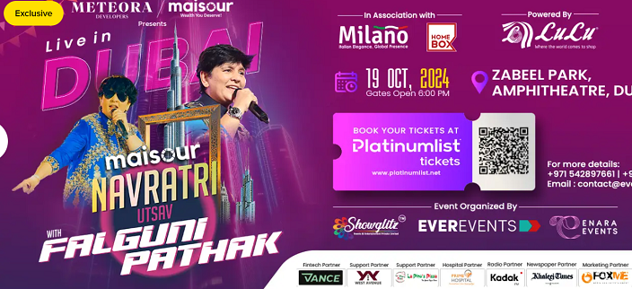 Falguni Pathak Dubai Tickets online