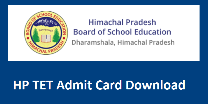 HP TET Admit Card Download 2024