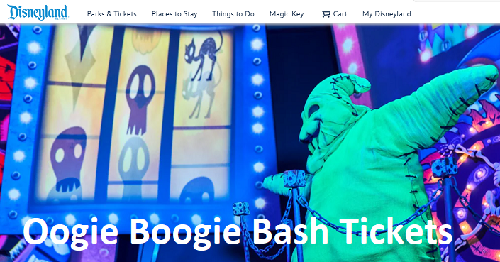 Oogie Boogie Bash Party Tickets