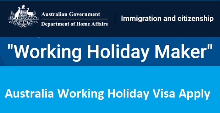 Australia Working Holiday Visa Apply link