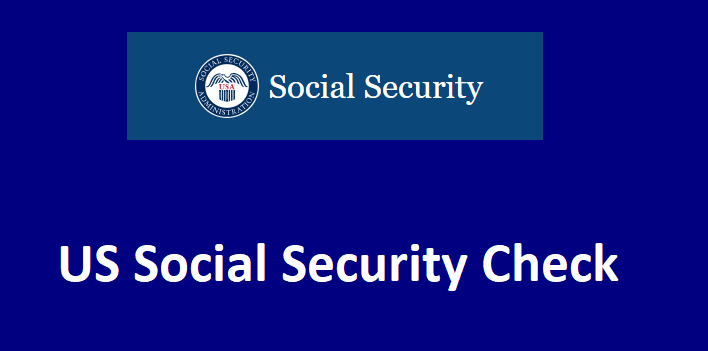 US Social Security Check