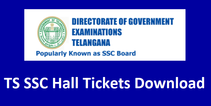 TS SSC Exam Hall Tickets 2025